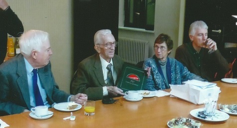 Van links naar rechts: Bob, Wense, Lisa en  David Grabarek